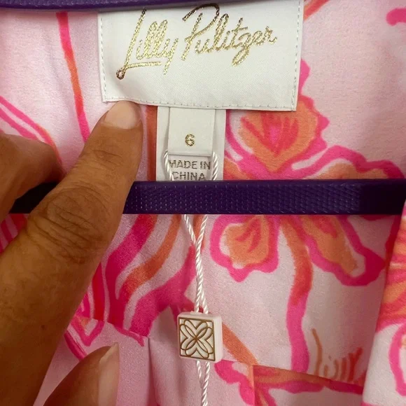 Lilly Pulitzer Iralanne Popover Dress. Size 6. NWT - Picture 3 of 10